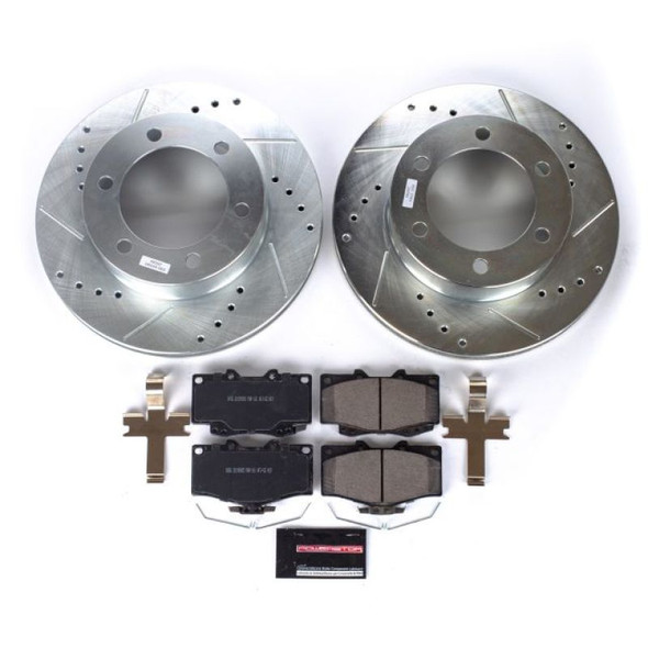 Power Stop 95-04 Toyota Tacoma Front Z23 Evolution Sport Brake Kit w/Calipers KC1233A