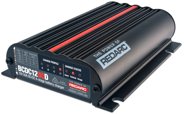 REDARC DC/DC 4-Stage In-Vehicle Battery Charger - 12V 50A BCDC1250D