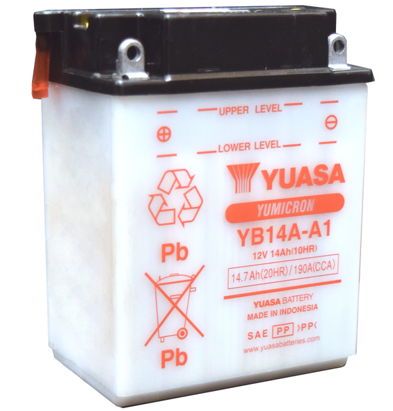 Yuasa YB14A-A1 Yumicron CX 12-Volt Battery YUAM224A1IND