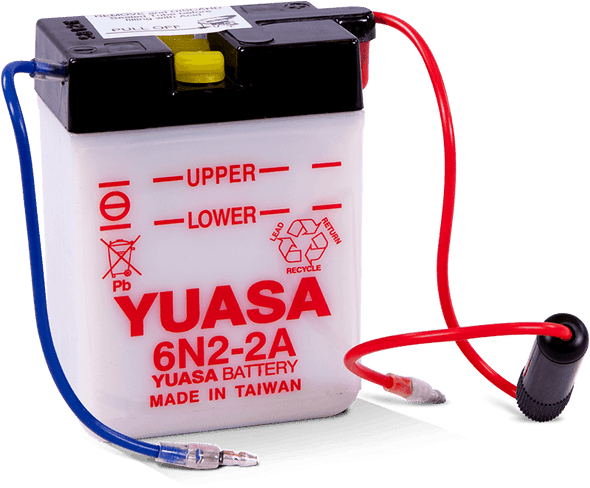 Yuasa 6N2-2A Conventional 6-Volt Battery YUAM2620A