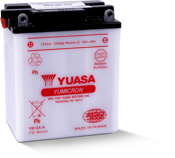 Yuasa YB12A-A Yumicron 12-Volt Battery YUAM2212Y