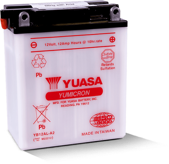 Yuasa YB12AL-A2 Yumicron 12-Volt Battery YUAM22212