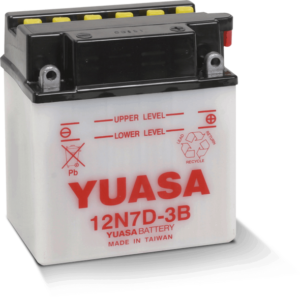 Yuasa 12N7D-3B Conventional 12-Volt Battery YUAM227DB