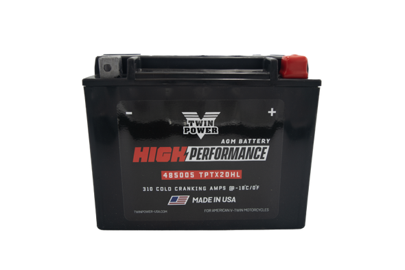 Twin Power YTX-20HL High Performance Battery Replaces H-D 65989-97A Made in USA 310 CCA 485005