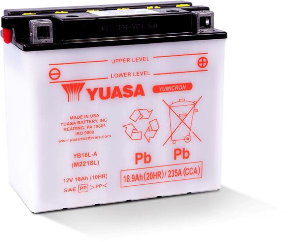 Yuasa YB18L-A Yumicron 12-Volt Battery YUAM2218L