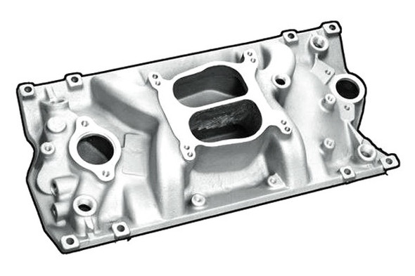 Professional Products Sbc Power+Plus Ps Vortec Manifold - Satin 52007