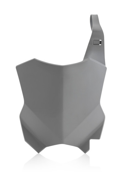 Acerbis 16-24 Kawasaki KX250F/ KX250/ KX250X/450X/ KX450F/ KX450 Front Number Plate - Grey 2449390011