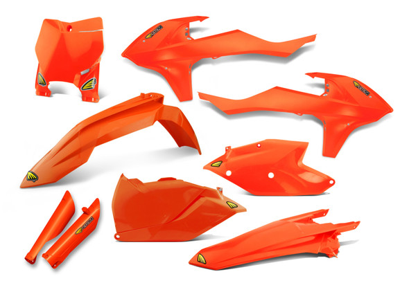 Cycra 16-18 KTM 125 SX Powerflow Body Kit - Orange 1CYC-9317-22