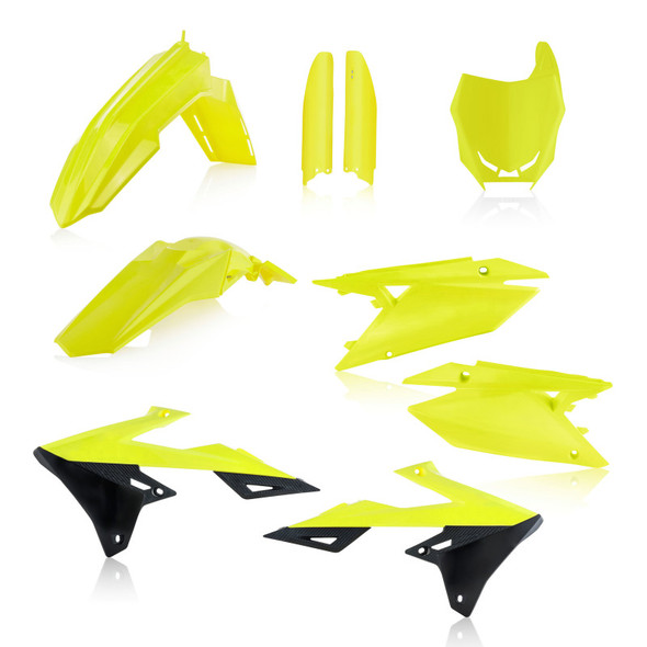 Acerbis 18-24 Suzuki RMZ250/ RMZ450 Full Plastic Kit - Flo-Yellow 2686554310