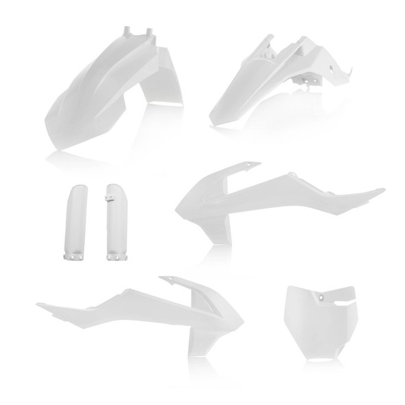 Acerbis 16-18 KTM SX65 (Does Not Include Airbox Cover) Full Plastic Kit - White 2449600002