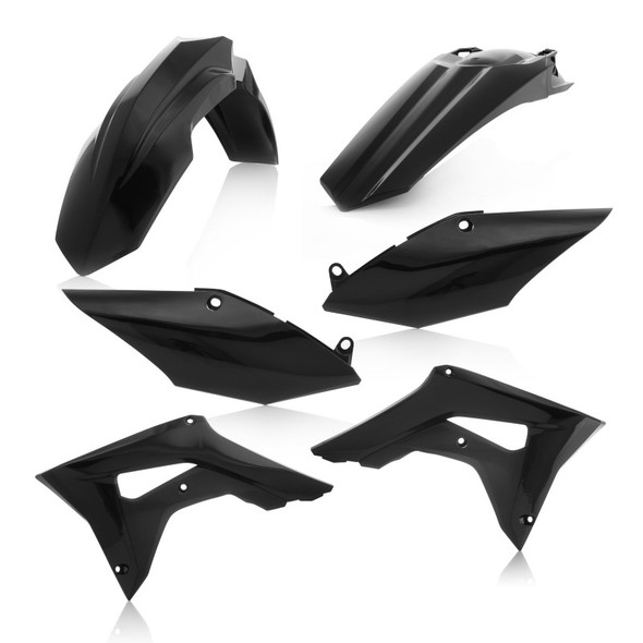 Acerbis 17-22 Honda CRF250R/ CRF450R/ CRF450R-S Plastic Kit - Black 2630690001