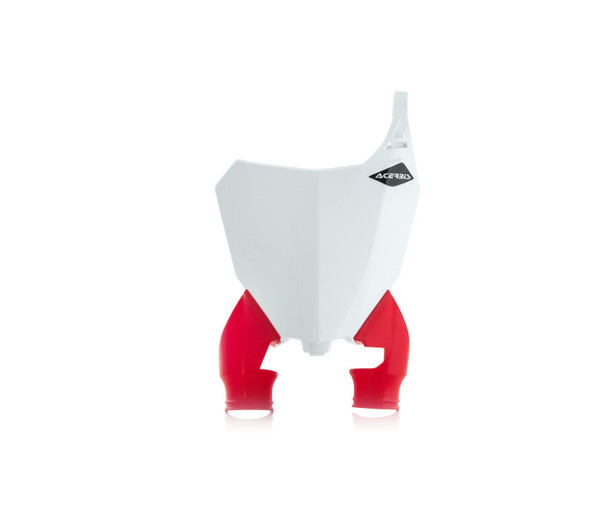 Acerbis 17-21 Honda CRF250R/RX/CRF450R/RX/ 2022 CRF450R-S Raptor Front Number Plate - White/Red 2630771030