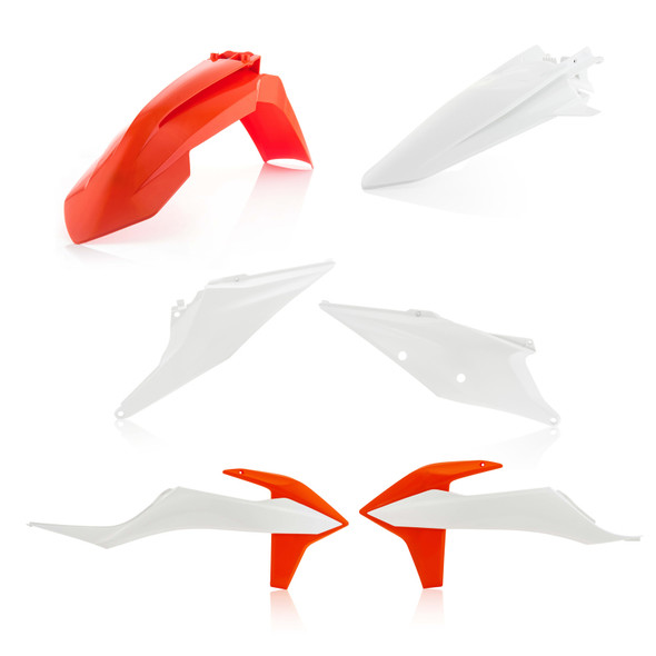 Acerbis 19-22 SX125-250/ SX-F250-450/ XC-F250-450/ XC250/300/ XC250tpi/300tpi Plastic Kit - White 2726506345