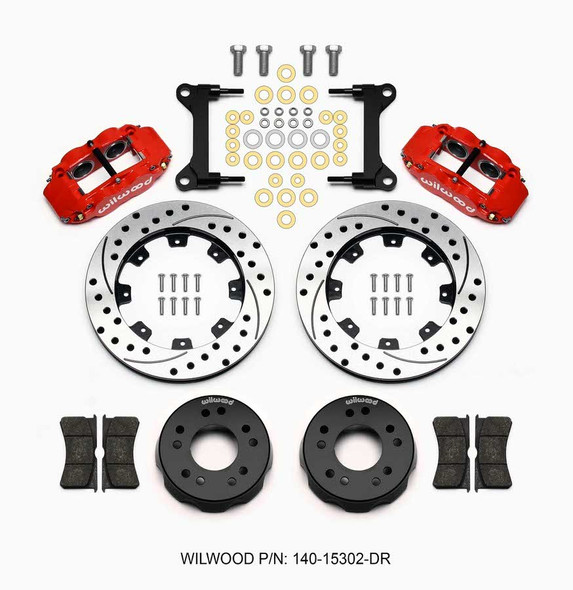 Wilwood Front Disc Brake Kit C10 Pro Spindle 12.19In 140-15302-Dr Wilwood Front Disc Brake Kit C10 Pro Spindle 12.19In 140-15302-Dr