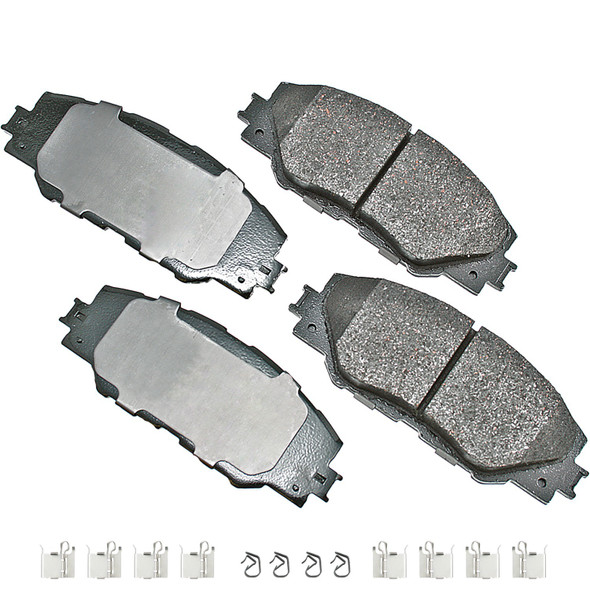Akebono Brake Corporation Proact Ultra-Premium Bra Ke Pads - Front Act1211A