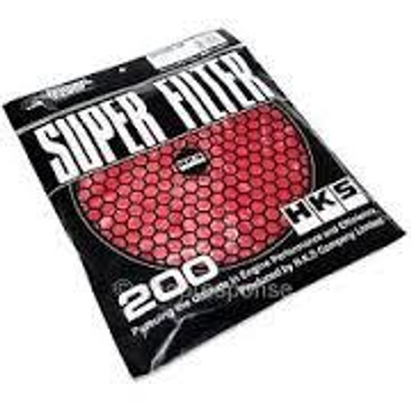 HKS 2 Layer Wet 200mm Red Replacement Filter Element 70001-AK032
