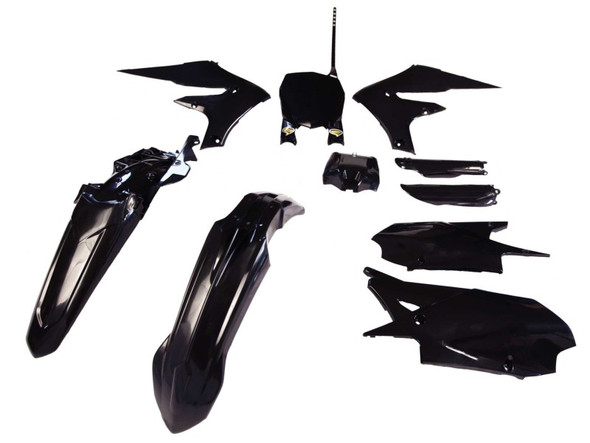 Cycra 19-23 Yamaha YZ250F Powerflow Body Kit - Black 1CYC-9327-12