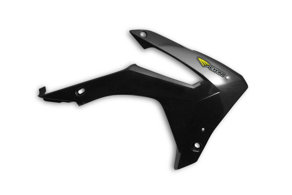 Cycra 14-17 Honda CRF250R Powerflow Radiator Shrouds - Black 1CYC-1887-12