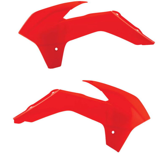 Acerbis 13-17 KTM SX85 Radiator Shrouds - Flo-Orange 2314264617
