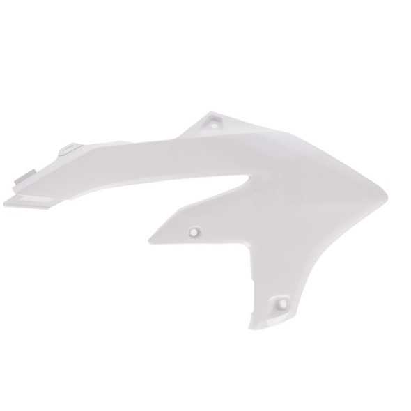 Cycra 23+ Yamaha WR450F/YZ250F-450FX Radiator Shrouds - White 1CYC-1787-30