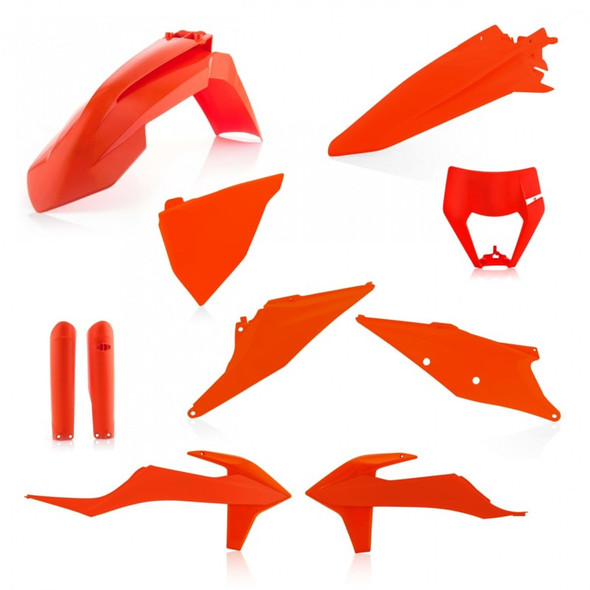 Acerbis 20-23 KTM 150-500 XCF-W/ XC-W-tpi/ EXC-tpi/ EXC-F Full Plastic Kit - 16 Orange 2791545226