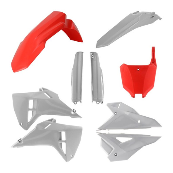 Acerbis 2025 Honda CRF250R/ CRF450R Full Plastic Kit - Red/Gray 2985981010