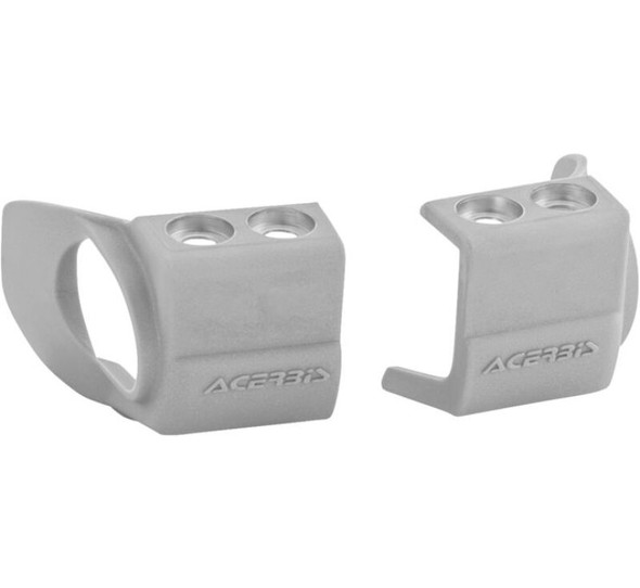 Acerbis 09-24 Hon CRF250/R/CRF450R/RX/X/0R-S/ 09-23 Kaw KX250F/450F Fork Shoe Protectors - Gray 2709690012