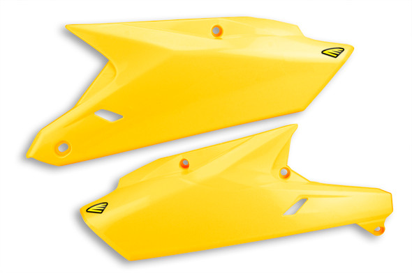 Cycra 14-18 Yamaha YZ250F/YZ450F/WR/FXSide Number Panels - Lightning Gold 1CYC-2776-66