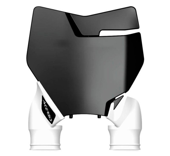 Acerbis 16-18 KTM SX125/150/SX-F/XC-F/ 17-18 SX250/XC Raptor Front Number Plate - Black/White 2527421007