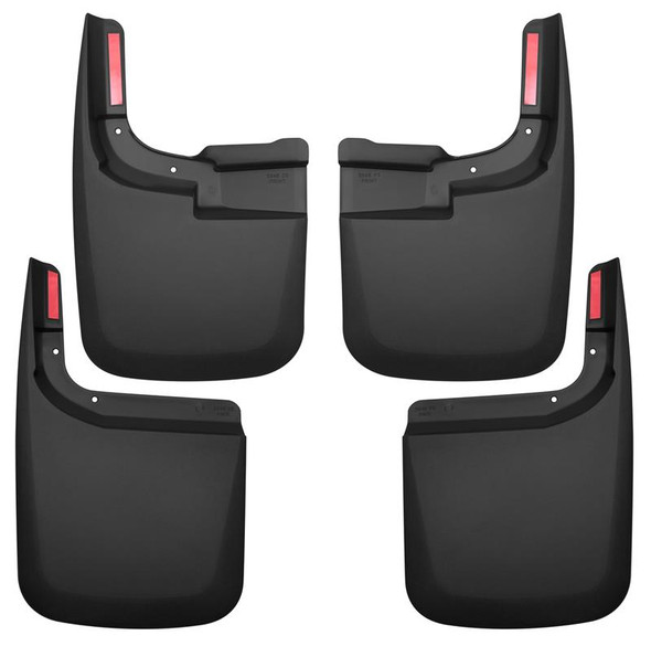 Husky Liners 2017 Ford F-250/F350 Custom-Molded Front and Rear Mud Guards 58466