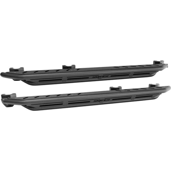 Westin/Snyper 07-17 Jeep Wrangler Unlimited Triple Tube Rock Rail Steps - Textured Black 42-6015