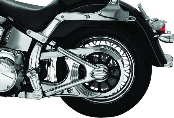 Kuryakyn Boomerang Frame Covers 08-17 Softails Chrome 7773
