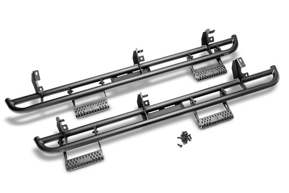 N-Fab RKR Step System 15-17 GMC - Chevy Canyon/Colorado Crew Cab - Tex. Black - 1.75in G154RKRCCS4