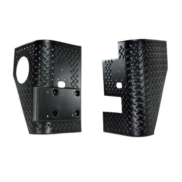 Rugged Ridge Rear Corner Guards Body Armor 97-06 Jeep Wrangler TJ 11650.02