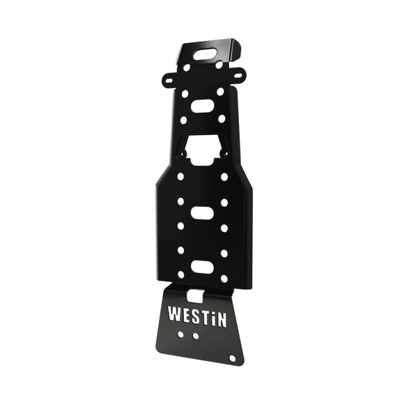 Westin/Snyper 07-11 Jeep Wrangler Transmission Pan Skid Plate - Textured Black 42-21125
