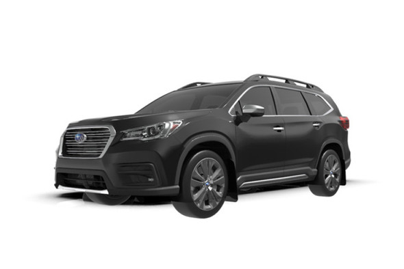 Rally Armor 18-24 Subaru Ascent Black UR Mud Flap w/Grey Logo MF49-UR-BLK/GRY