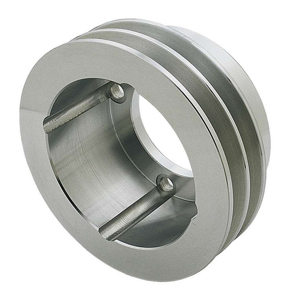 Trans-Dapt Olds Alum. Crankshaft Pulley Double Groove 6995
