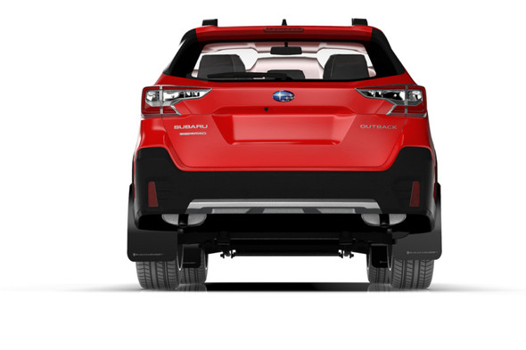 Rally Armor 20-25 Subaru Outback Black UR Mud Flap w/Grey Logo MF66-UR-BLK/GRY