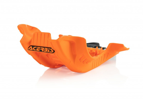 Acerbis 19-22 KTM XC-F250/350/ FX350/ 21-23 GasGas EX/MC Skid Plate Large - Black/16 Orange 2791685321