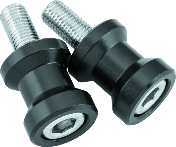 BikeMaster Alum Spool Kit H/D - 10mm - Black 151625