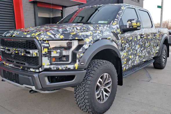 Rally Armor 17-20 Ford F-150 Raptor Gen 2 Black UR Mud Flap w/Dark Grey Logo MF53-UR-BLK/DGRY