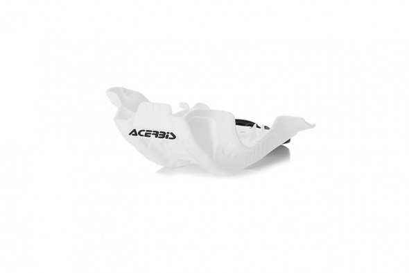 Acerbis 19-22 KTM XC-F250/350/ FX350/ 21-23 GasGas EX/MC Skid Plate Large - White/Black 2791681035