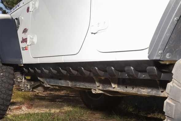 Rugged Ridge Rocker Guard Kit Body Armor 4 Door 18-20 Jeep Wrangler JL 11651.61