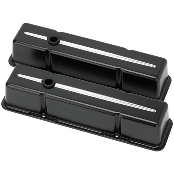 Billet Specialties Sbc Tall Valve Covers Black 95224 Billet Specialties Sbc Tall Valve Covers Black 95224