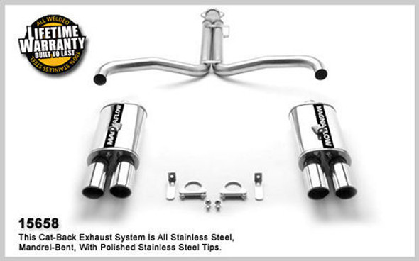 Magnaflow Perf Exhaust 86-91 Corvette 5.7L Cat Back Kit 15658