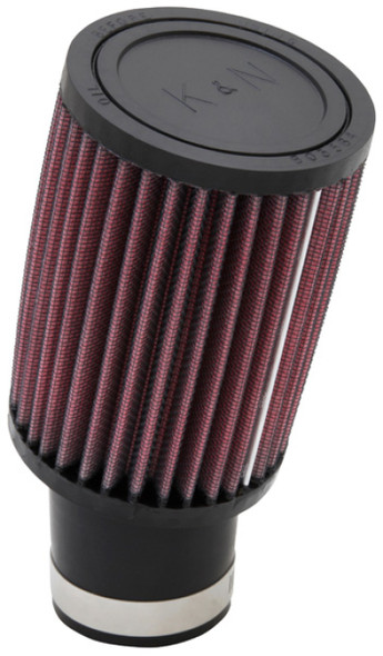 K&N Filter Universal Rubber Filter - Round Straight - Angled Flange for 81-82 Honda ATC250R 250 RU-1780