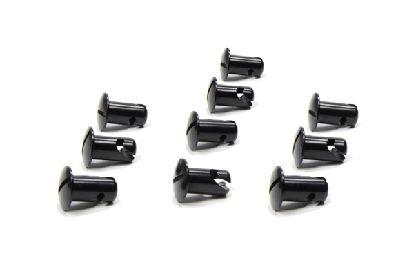 Triple X Race Components Oval Head Button Alum Black .550 Long 10 Pack Ch-4402-10Blk