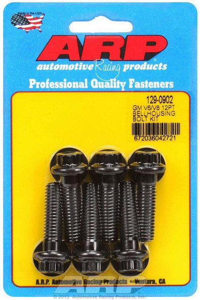 Arp Bellhousing Bolt Kit - 12Pt. Gm V6/V8 129-0902 Arp Bellhousing Bolt Kit - 12Pt. Gm V6/V8 129-0902