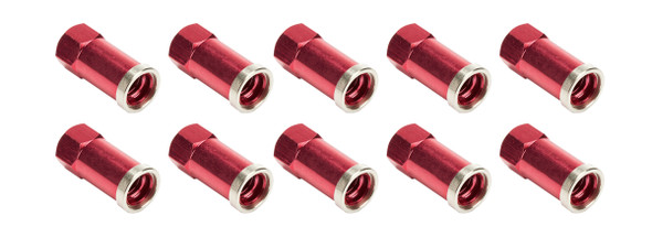 Allstar Performance Qc Cover Nuts Long Red 10Pk All72061 Allstar Performance Qc Cover Nuts Long Red 10Pk All72061
