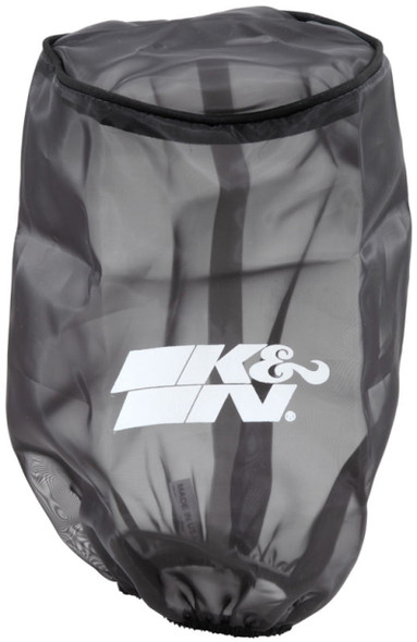 K&N Universal Round Tapered Filter Wrap - Black - 6in Base ID x 4.625in Top ID x 9in Height RE-0810PK